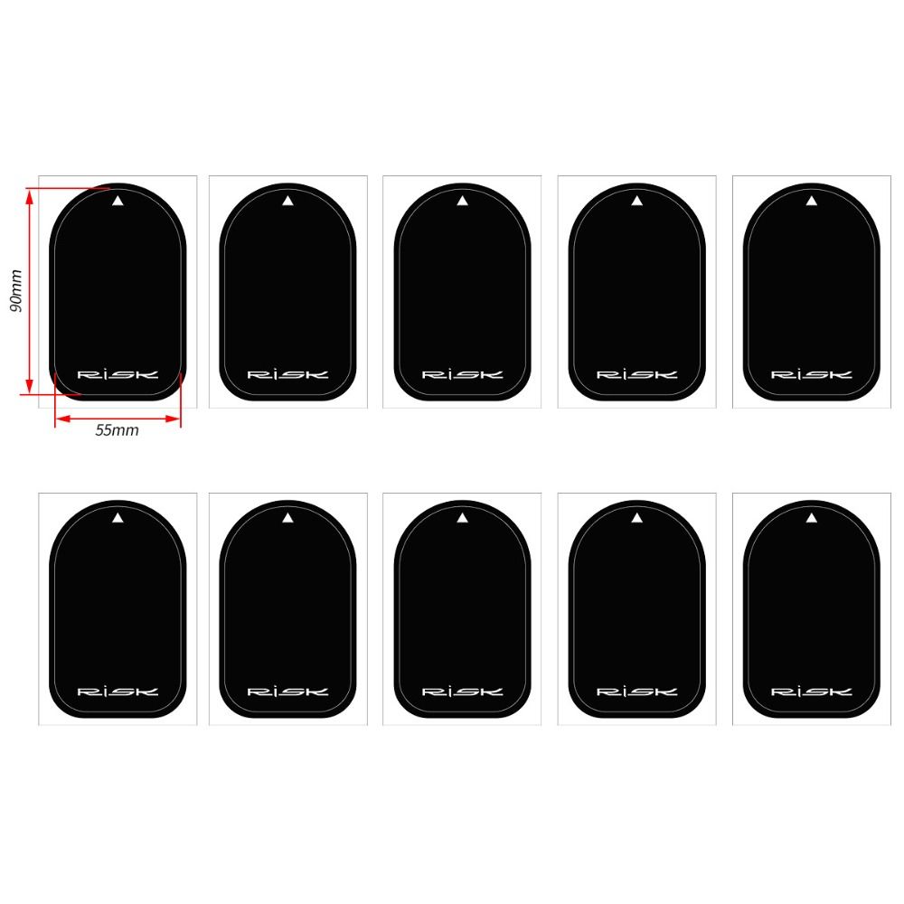 10pcs Aero Wheelset Sticker Protective Presta Valve Sticker Track Wheel Sticker Cycling Gear