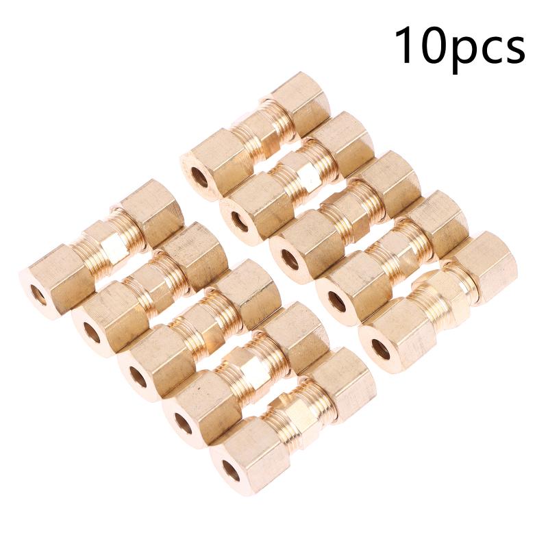 5Pcs 10Pcs Universal Brake Line Connector 4.75mm 316 Without Flaring Heavy Duty Use for Truck SUV Sedan Repair