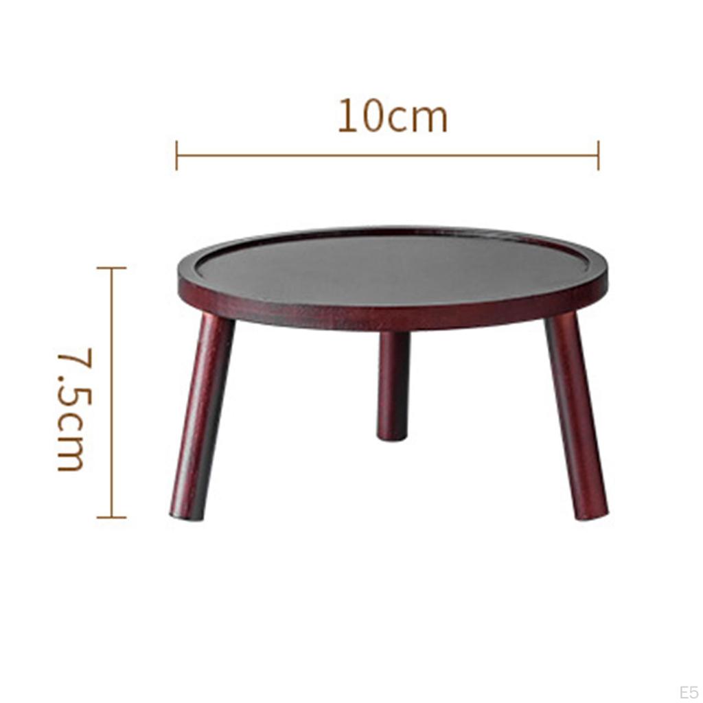 Flowerpot Rack Planter Holder Plant Table Wood Modern Pot Wooden Stand for