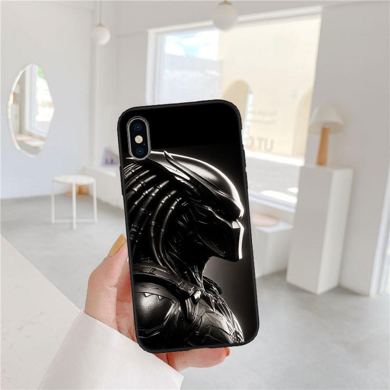 BF6 Чужой против Хищника Ксеноморф Мягкий чехол для телефона iPhone 16 15 14 13 12 Pro Max Plus Mini