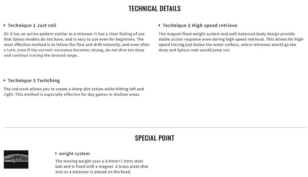 DUO Terrif DC 9 Пуля Плавающая Приманка CPA3512 (0744)