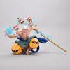 20 см Аниме Фигурки One Piece Приседающий Энель Фигурка со сменной головой Статуэтка Кукла Коллекционная Модель Игрушка Декорация Подарки на День Рождения