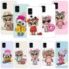 Cute Owl Hearts Lover Phone Case For Samsung Galaxy A12 A22 A32 A42 A52 A72 A51 A71 5G A41 A31 A21 A02S M12 M21 M31 M30S Fundas