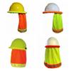 Reflective Safety Helmet Sunshade Helmet Cover Hat with Neck Cover Reflective Neck Shield