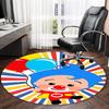 1pc Flim Flim Carpet, Round Rug, Comfortable, Suitable for Entryways, Living Rooms, Office, And Bedrooms, Christmas Decoration