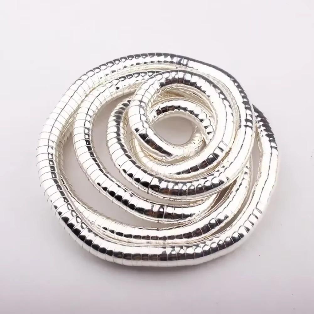 Metal Iron Twistable Collar Necklace Multi-layered Freely Wrapped Necklace Fashion