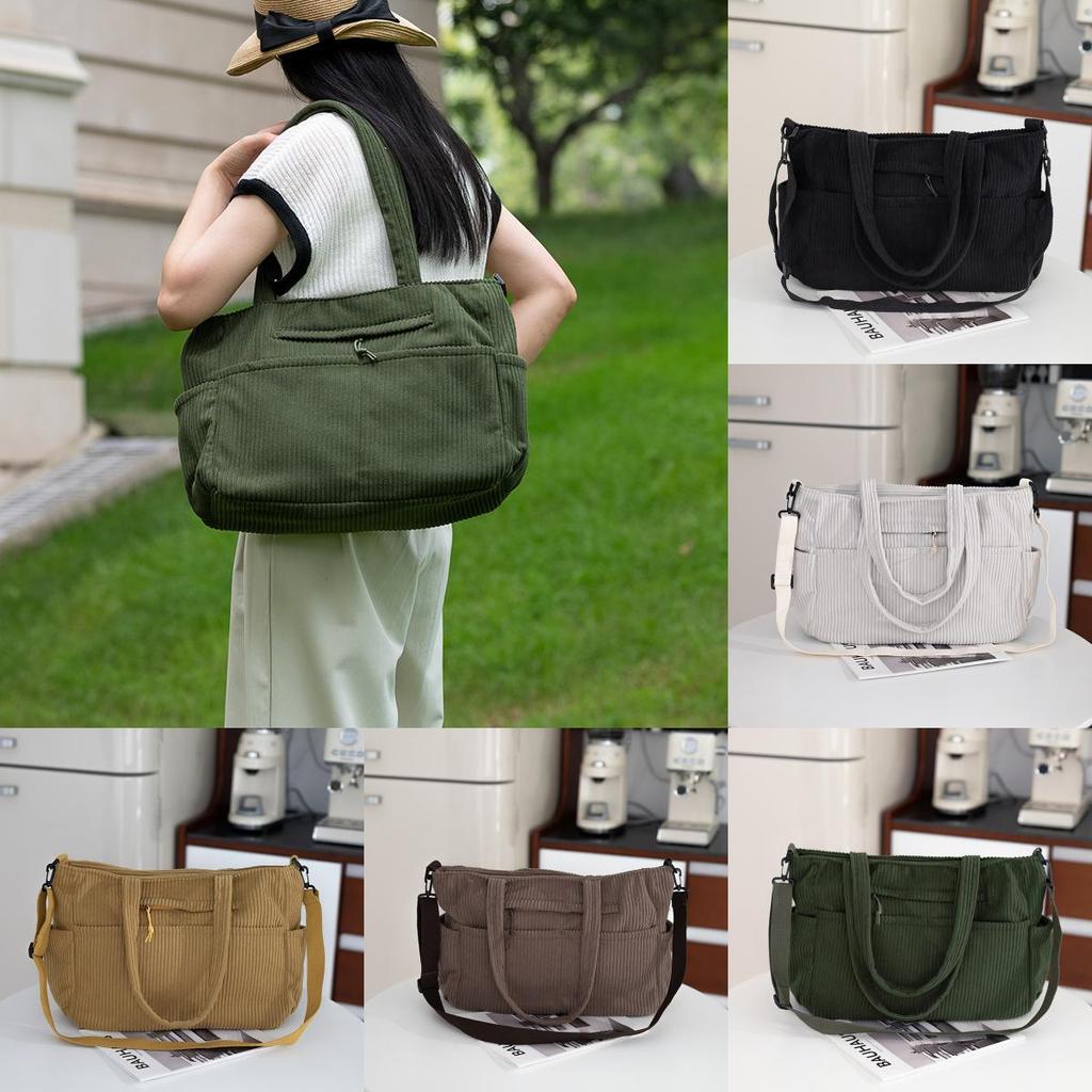 Tote Bag Large Capacity With Zipper Closure For Daily Use