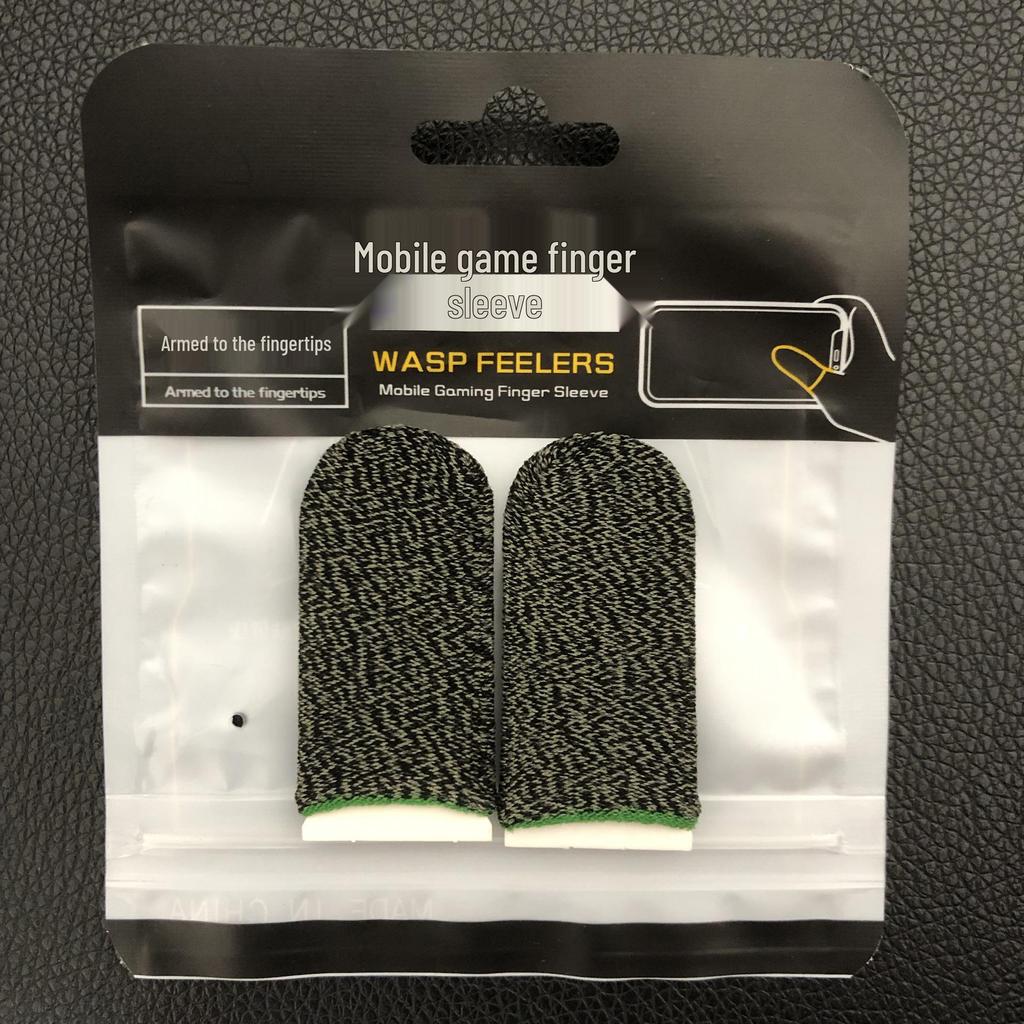 Copper Fiber 18-Pin Game Finger Sleeves - Sweatproof, Precision, Professional Gaming Gloves