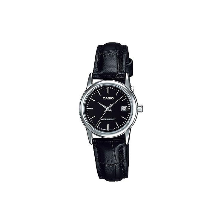 Casio Женские стандартные часы Черные LTP-V002L-1AUDF