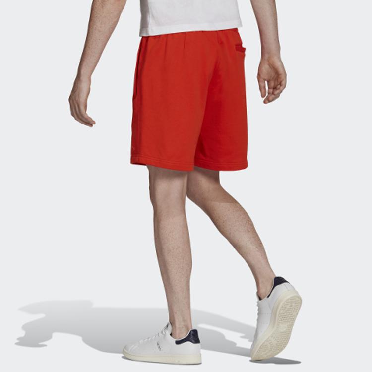 adidas Originals C Short Ft Однотонные спортивные шорты с завязками, мужские брюки студенческого цвета, оранжевые HF6362