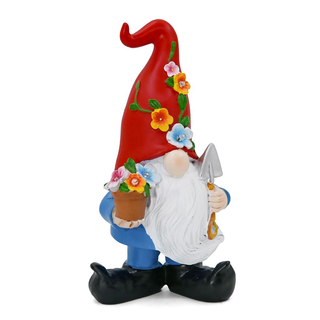 Hand-Painted Resin Gnomes Clearance Gifts for Women Fairy Garden Accessories for Indoor Outdoor Home Patio Yard Lawn