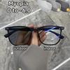 Модные фотохромные очки для близорукости, мужские и женские квадратные очки с анти-синим светом, очки по рецепту, сверхлегкие очки в стиле ретро