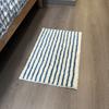 Kitchen and Bathroom Floor Mat, Non-Slip Mat, Ultra-Fine Floor Mat, Soft Absorbent Bathroom Mat, Long Kitchen Mat, Bedside Mat,Striped Door Mat