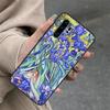 Чехол-картина 'Ирисы' для Huawei Nova 9 SE 10 5T 11i 8i 7i 3i Y61 Y91 Y60 Y70 Y90 P20 P40 Lite P30 Pro