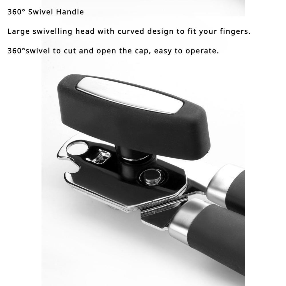 1шт. Кухонный консервный нож 3-в-1, многофункциональный консервный нож для дома, пикника, путешествий