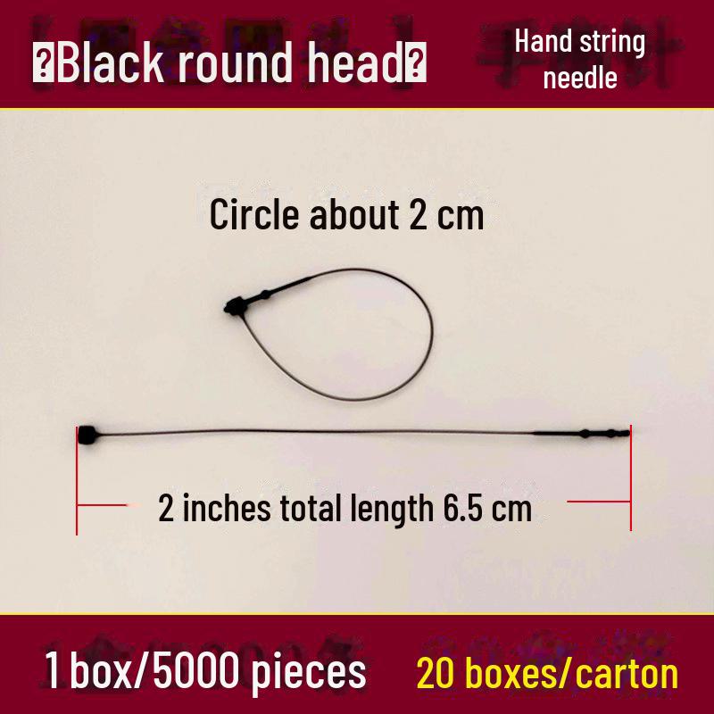 Прозрачный пластиковый шнурок с пряжкой для бирок на одежду