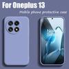 Для OnePlus 13 5G Чехол Для Чехол для OnePlus 13 5G Жидкий Силикон ТПУ Ударопрочный Монохромный Чехол для Телефона для OnePlus 13 5G