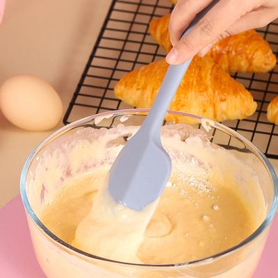 Силиконовая лопаточка с антипригарным покрытием и отверстием для подвешивания. Нескользящая ручка. Жаростойкий гибкий скребок. Инструмент для смешивания выпечки. Можно мыть в посудомоечной машине. Сливочное масло без BPA.
