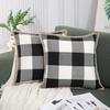 New Linen Lace Plaid Pillow B&B Cotton and Linen Sofa Cushion Pillow