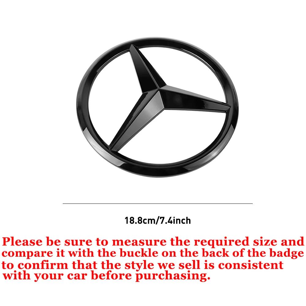 For Mercedes Benz Car Accessories Front Hood Grille Emblem Cover Auto Decoration Sticker for Mercedes Benz W204 W176 W212 A C E