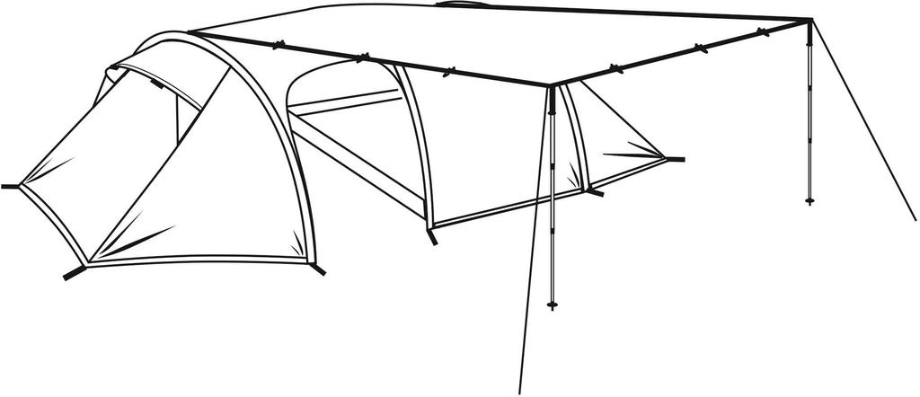 Robens Tarp 4 x 4 м Tarp 130261 Trail Range Series Robens (Трейловый брезент) [Элемент]