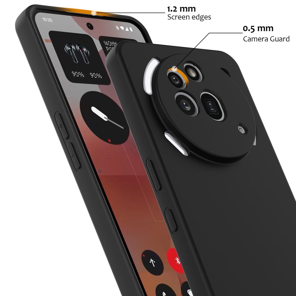 Ни за что Телефон (3a) Прозрачный чехол, совместимый с MagSafe, противоударный чехол для телефона из жидкого силикона