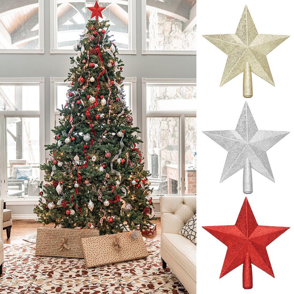 Star Pendant Christmas Tree Topper Supplies Christmas Tree Top Decoration Christmas Decorations