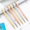 Ballpoint Pen Black Refill Smooth Writing Portable Metal Rollerball Pen Student Stationery Writing Pen School Office Supplies