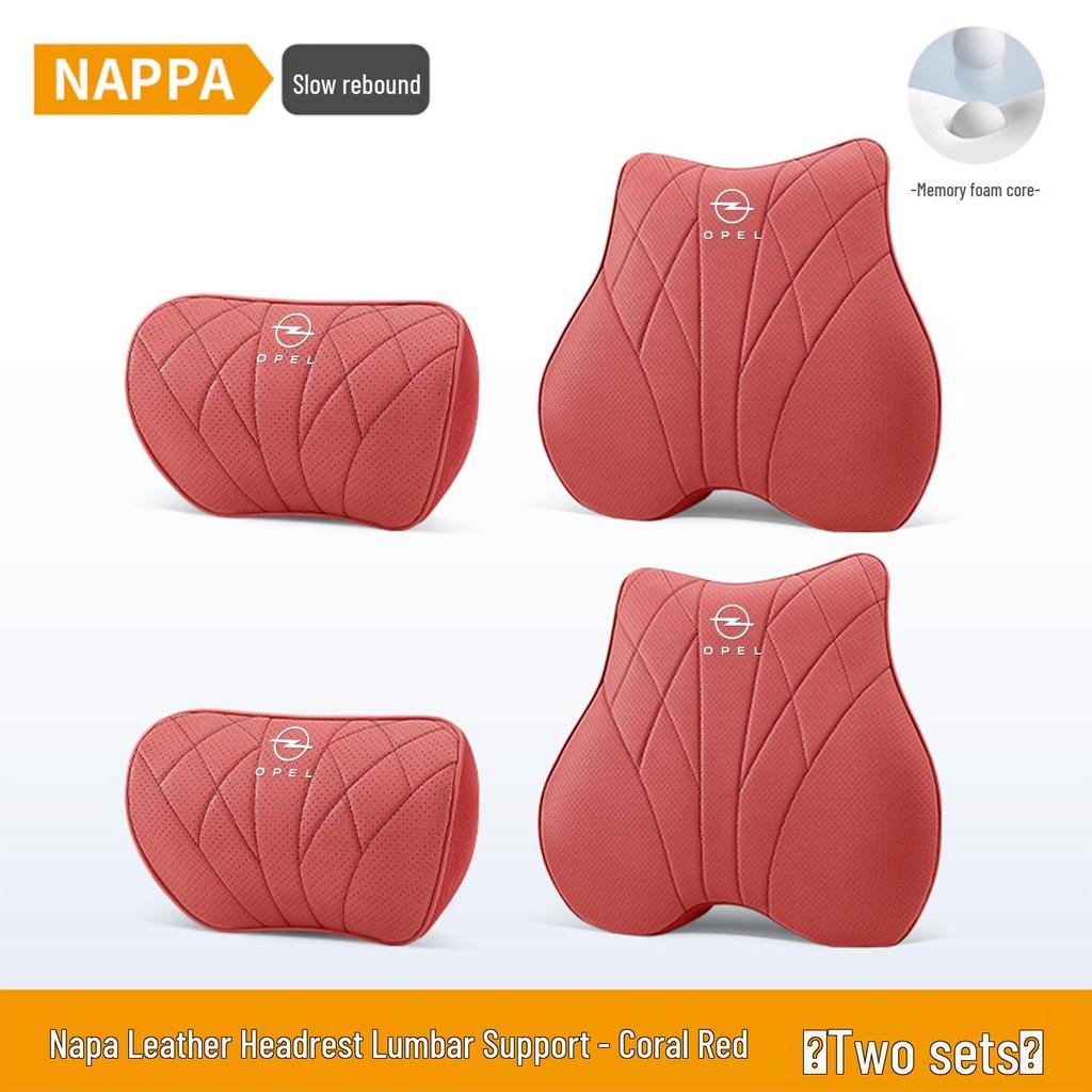 Opel Car Headrest Memory Foam Neck Pillow for Astra, Insignia, Vivaro, Zafira, Antara