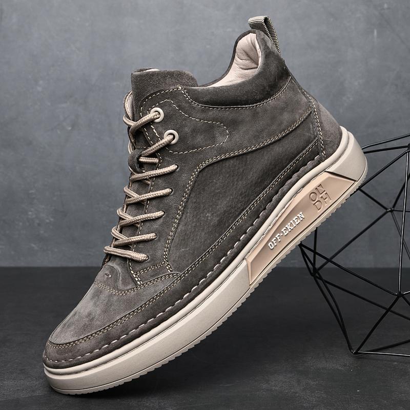 Мужская обувь из натуральной кожи в британском стиле, трендовая удобная повседневная обувь, мокасины, мужская обувь на плоской подошве