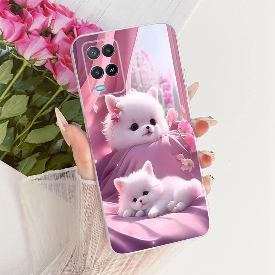 Чехол для Oppo A54 4G CPH2239 Роскошный чехол с рисунком бабочки Мягкий силиконовый чехол для телефона Для Oppo A54 5G A 54 s OppoA54s Fundas Сумки