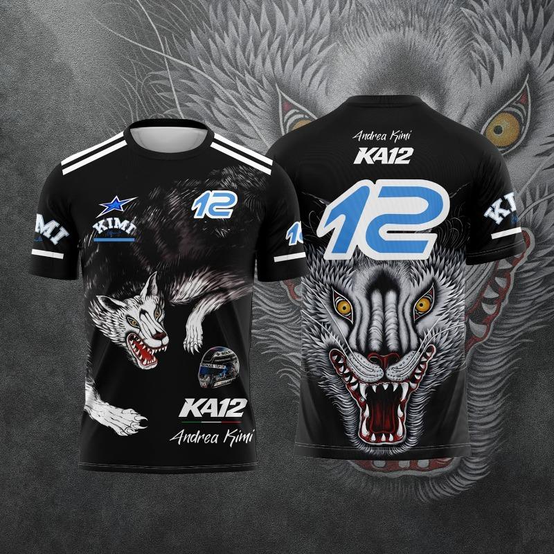 2026 New Racing No. 63 Rider George Russell Fan 3D Printed Pattern T-Shirt Men Women Summer Casual Short Sleeve Family Matching