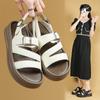 Summer New Student Belt Buckle Fashionable Platform Sandals Women's Casual Comfortable Beach Sandals Children