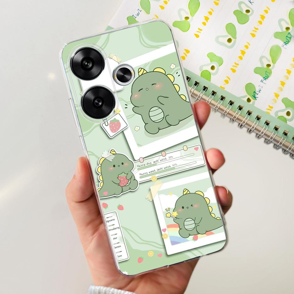For Xiaomi Poco F6 Case Redmi Turbo3 New Fashion Painted Cover Soft Slim Phone Cases For Xiaomi Redmi Turbo 3 Poco F6 F 6 Bumper
