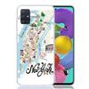 NYC New York City Case Phone Cover for Samsung Galaxy A52 A51 A50 A42 A32 A22 A12 A02S A72 A71 A70 A41 A31 A21S A40 A30S A20E A1