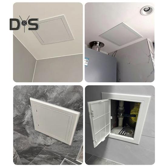 Access Panel Door Opening Flap Cover Detachable Design Hinge-type Plumbing Access Door Metal Access Panel for Drywall Ceiling