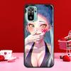 Чехол Demon Slayer Daki для Xiaomi Redmi 10 9 9A 9C 9T задняя крышка для Redmi Note 11 Pro 8 9 10 Pro 9S 10S 11S