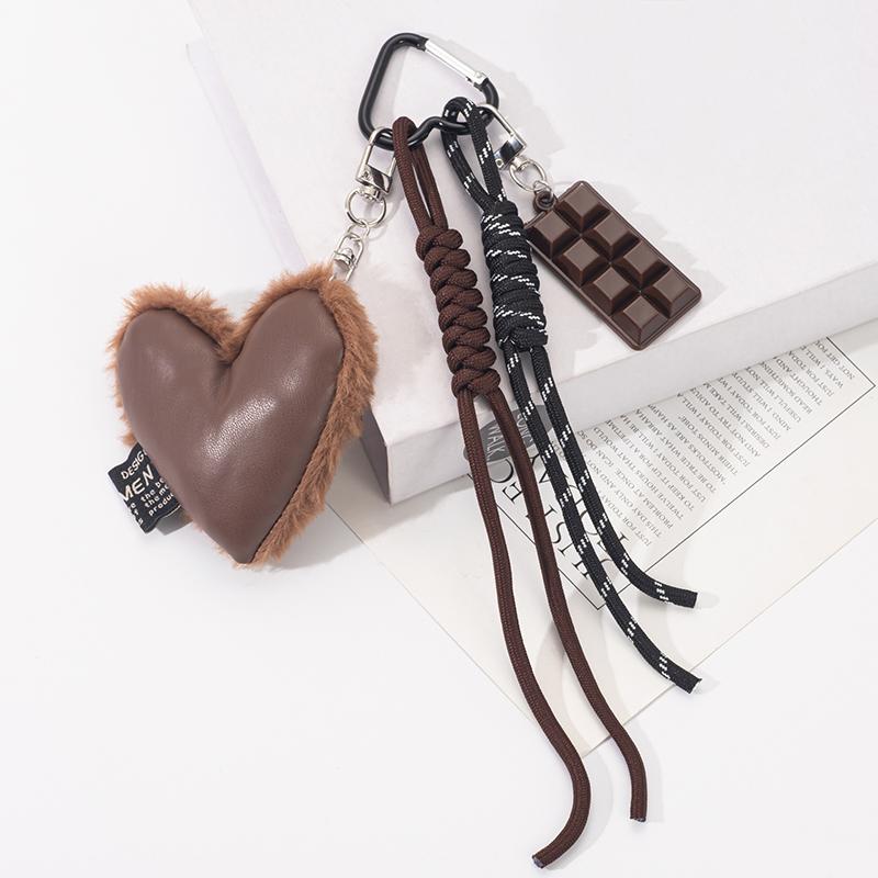 Yogodlns Creative New Fashion Love Shape Simple Handmade Braided Rope Bag Pendant Backpack Decoration Ornament