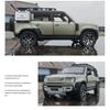 1/24 Rover Defender SUV Alloy Car Model Diecast & Toy Vehicles Metal Car Model Simulation Sound and Light Kids Gift