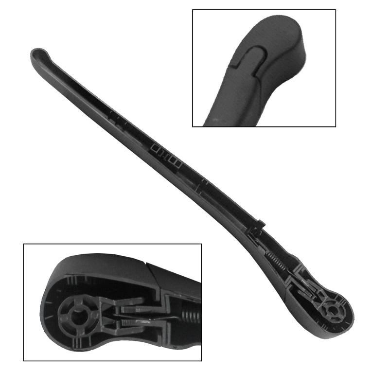 Rear Wiper Arm with Blade Black V20-1965 8 220 830 Car Rear Windshield Wiper Kit Fit for BMW WABM003
