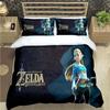 Модные Классические Захватывающие Игры Z-Zelda Принт Комплекты Постельного Белья Постельные Принадлежности Набор Пододеяльник Комплект Покрывала Постельное Белье Роскошный Подарок