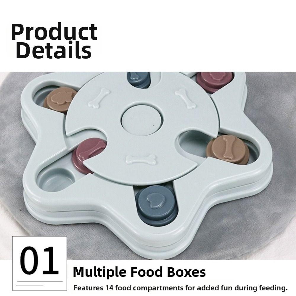 Fun Feeding Pet Slow Bowl Anti-Choking Pet Interactive Feeder Pet Food Dispenser  Small Medium Dogs