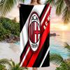 AC Milan Beach Towel Soft Microfiber Summer Towel Quick Dry Absorbent Towel for Beach Swimming Pool Travel