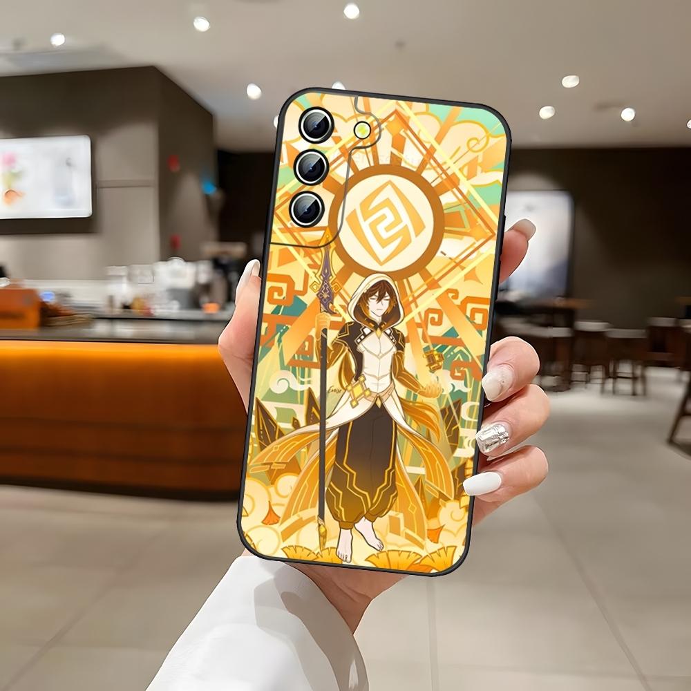 Игры Genshin Impact Чехол для телефона Задняя крышка для Samsung S24 Ultra S22 S23 S20 Fe S21 Plus Galaxy A54 A34 A24 A53 M54 Note 20