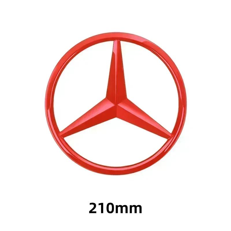 Автомобильная наклейка Новая 2025 Для Mercedes Benz 1 шт. 188 мм 210 мм Наклейки-эмблемы на решетку радиатора автомобиля Крышки-заглушки Наклейка с логотипом Для Mercedes Benz AMG clas