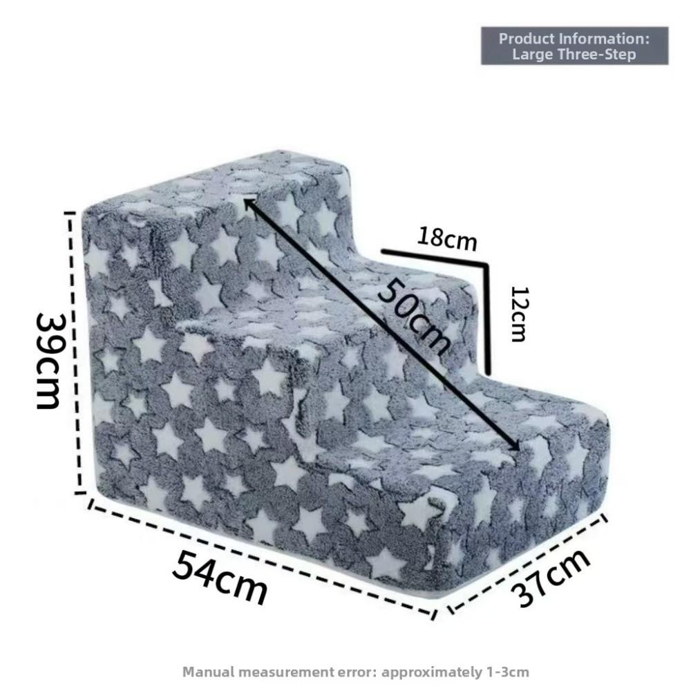New Star Pet Stairs Washable Foam Steps Dog Stairs Removable Non-Slip Pet Staircase Bed