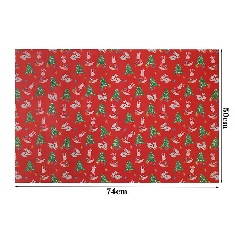 10pcsChristmas Gift Wrapping Paper Multi-purpose Portability Gift Packaging Papers Party Wedding Gift Wrapping Decoration Papers
