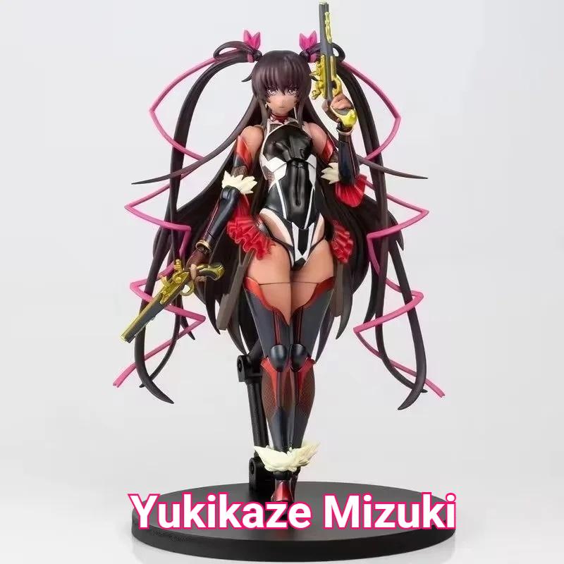 Аниме Фигурка Taimanin Yukikaze Mizuki С шарнирными соединениями Множество аксессуаров В коробке Коллекционная Модель Украшение Для взрослого