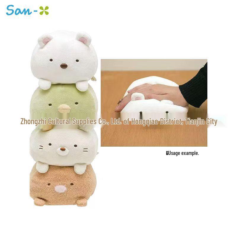 Плюшевая ручная подушка-маршмеллоу Papi Papi Sumikko Gurashi для детей