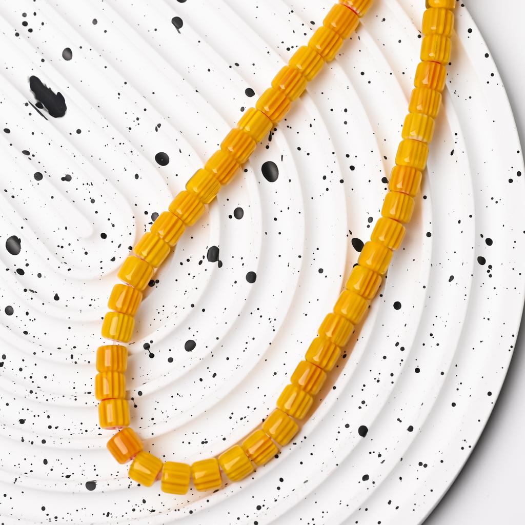 Nepal Glass Beads Flat Abacus Loose Beads for DIY Bracelet Necklace Jewelry Making Handmade Crafts Colorful 8mm 100pcs